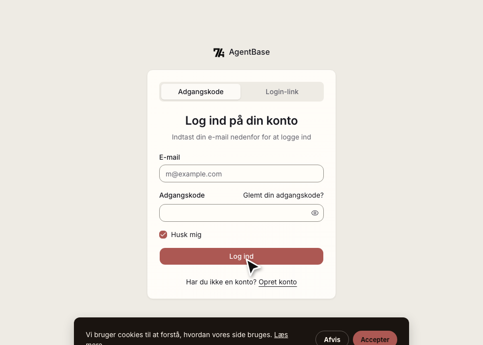 Login-side
